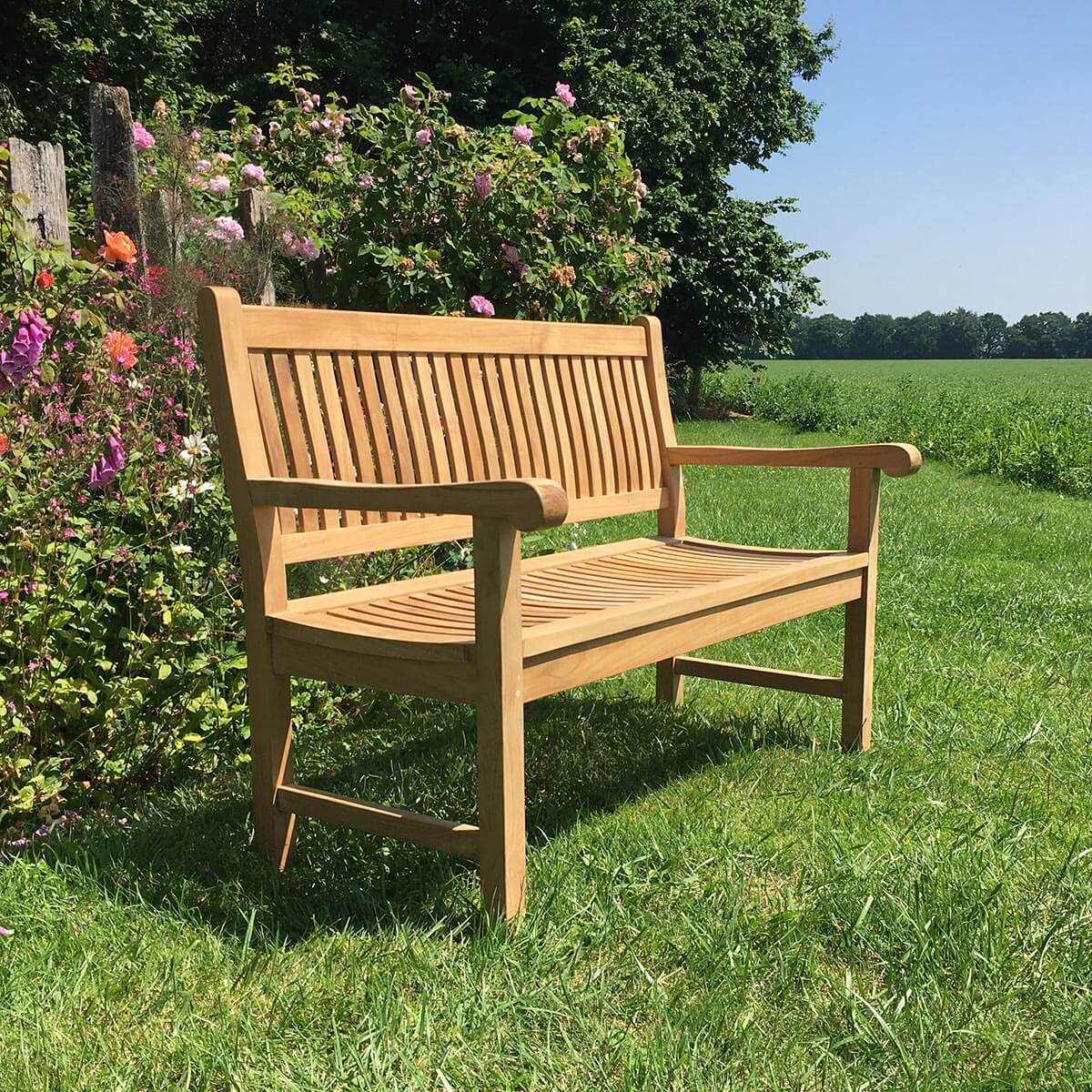 Teak Gartenbank Victoria, 180 cm