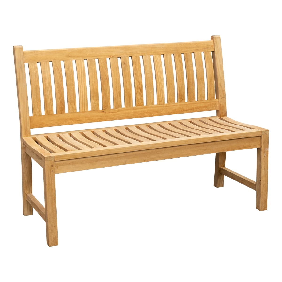 Teak Gartenbank Beaufort ohne Armlehnen, 130 cm