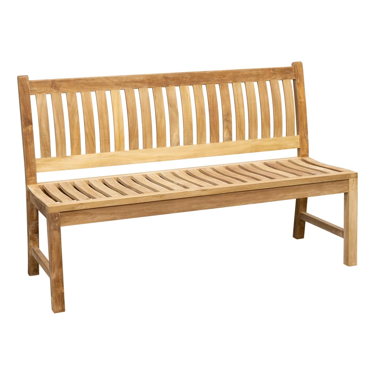 Teak Gartenbank Beaufort ohne Armlehnen, 150 cm