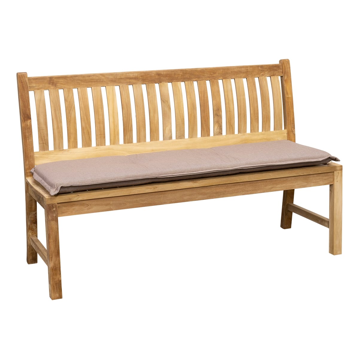 Teak Gartenbank Beaufort ohne Armlehnen, 150 cm