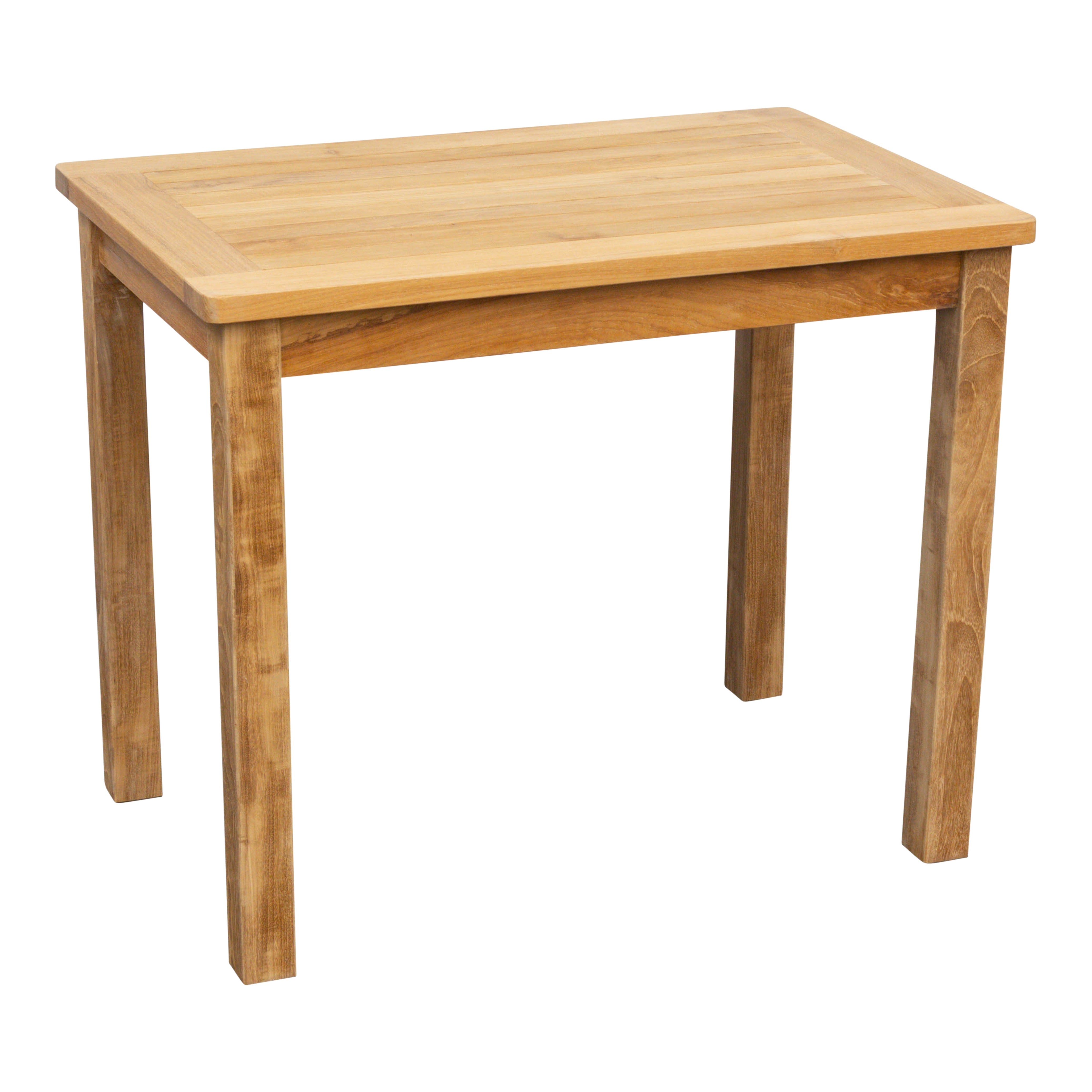 Teak Bistrotisch Classic - rechteckig, 90 x 60 cm