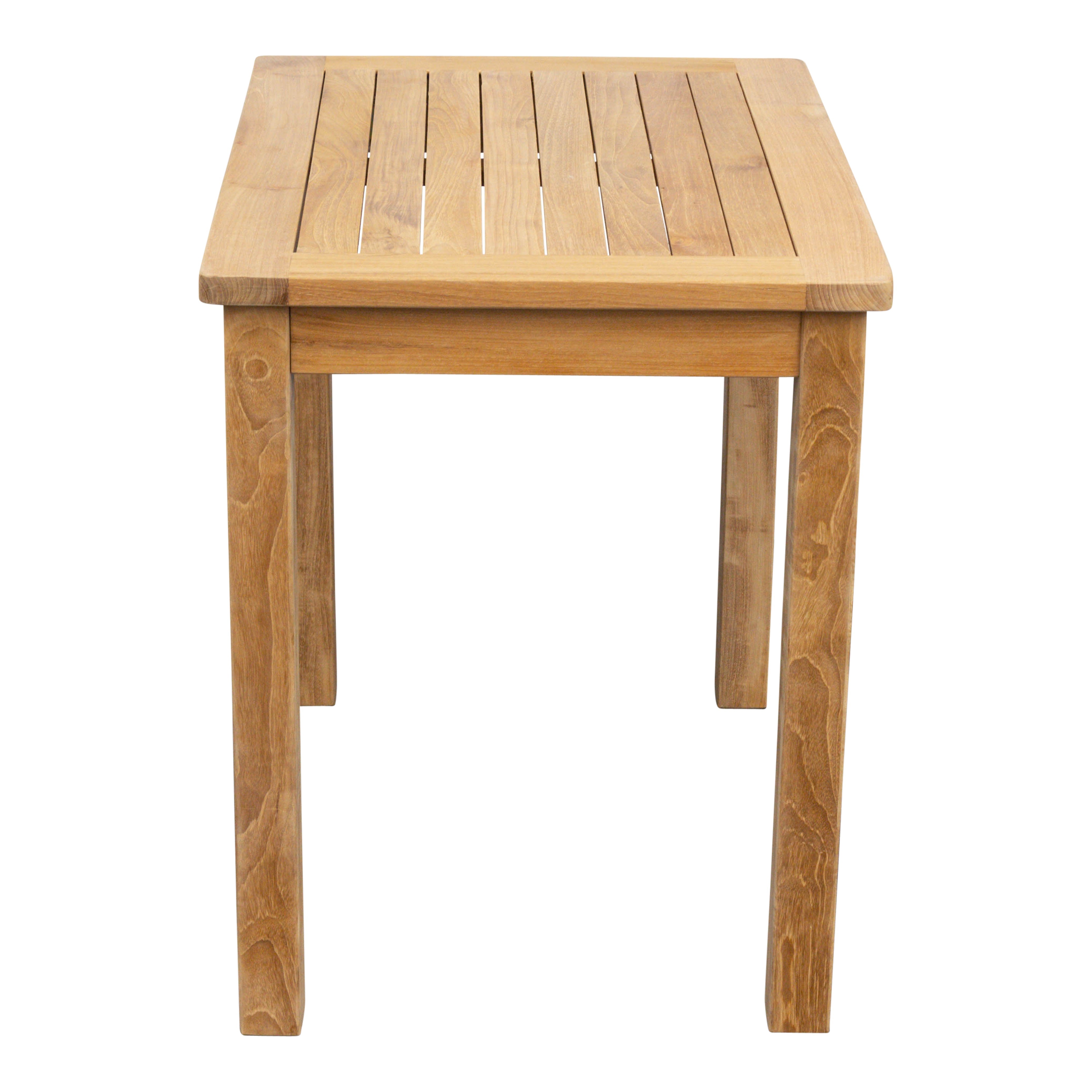 Teak Bistrotisch Classic - rechteckig, 90 x 60 cm