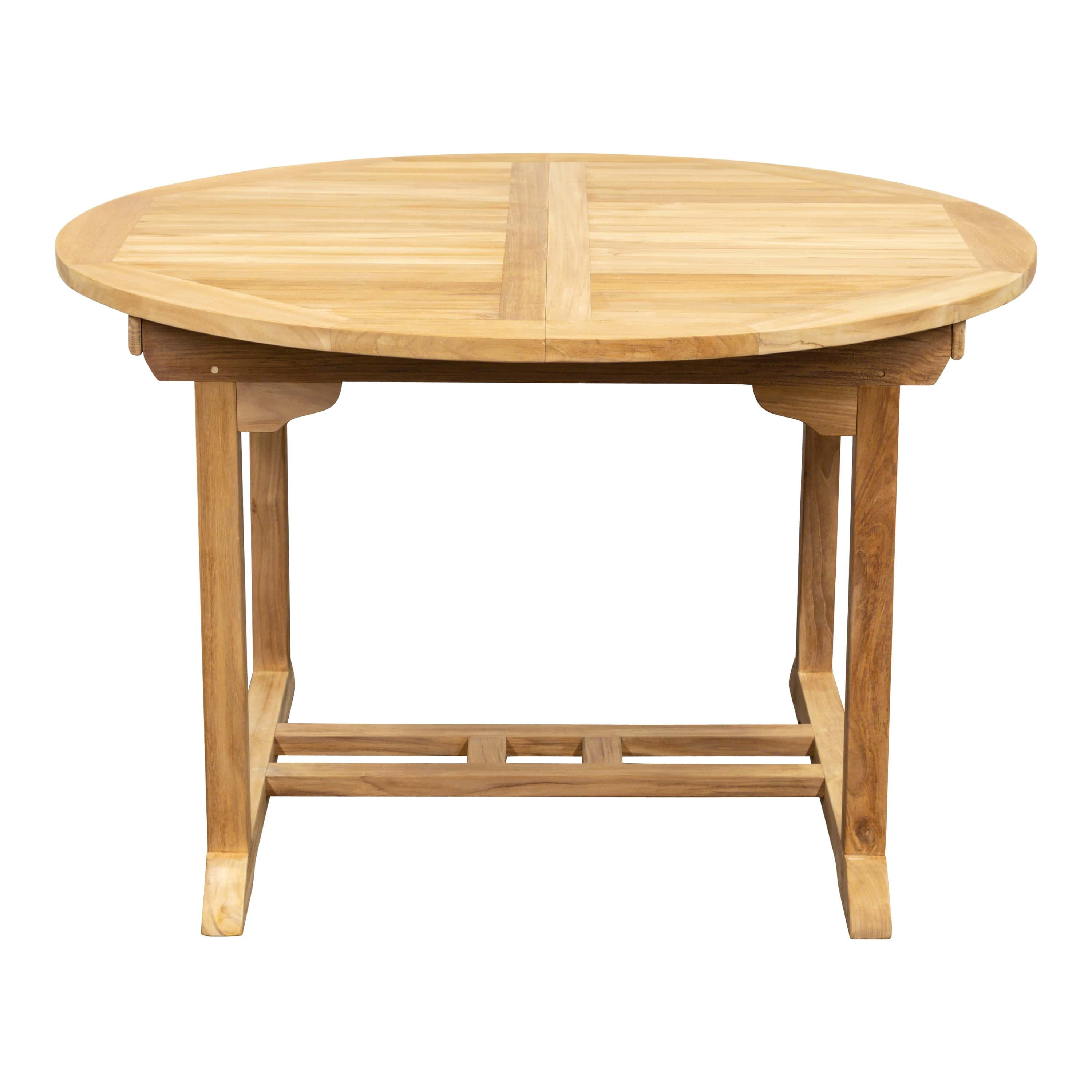 Teak Ausziehtisch Classic - rund, 120/180cm