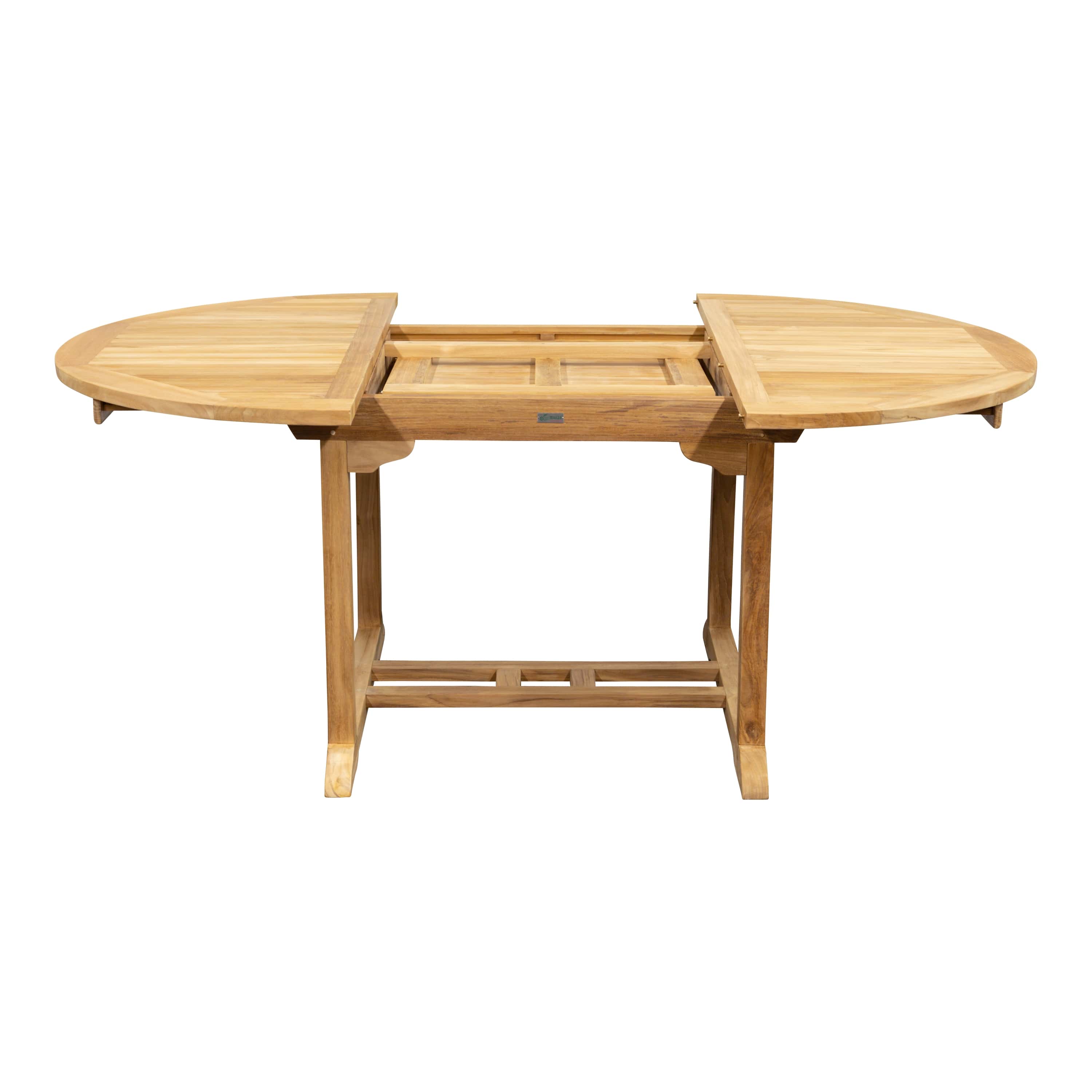 Teak Ausziehtisch Classic - rund, 120/180cm