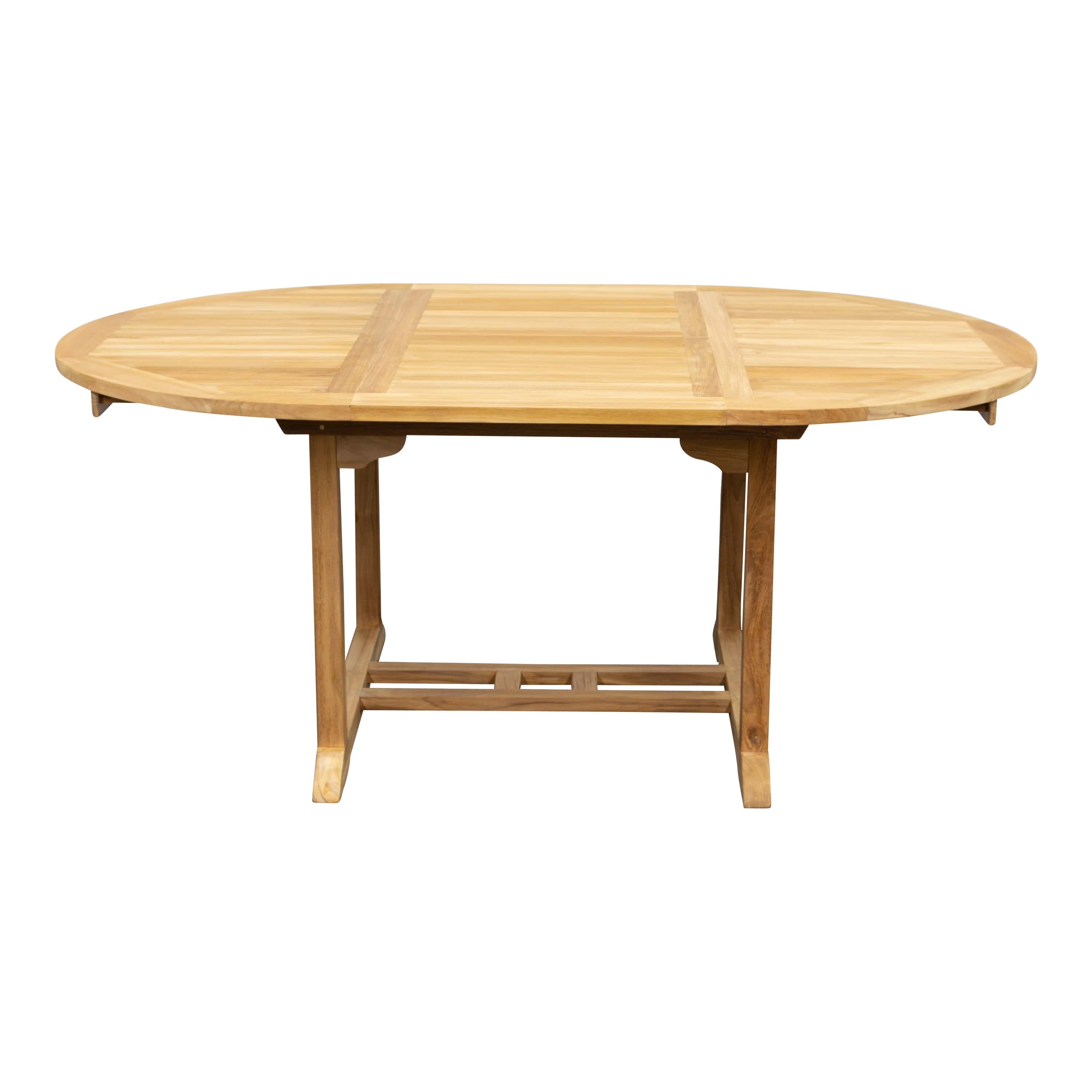 Teak Ausziehtisch Classic - rund, 120/180cm