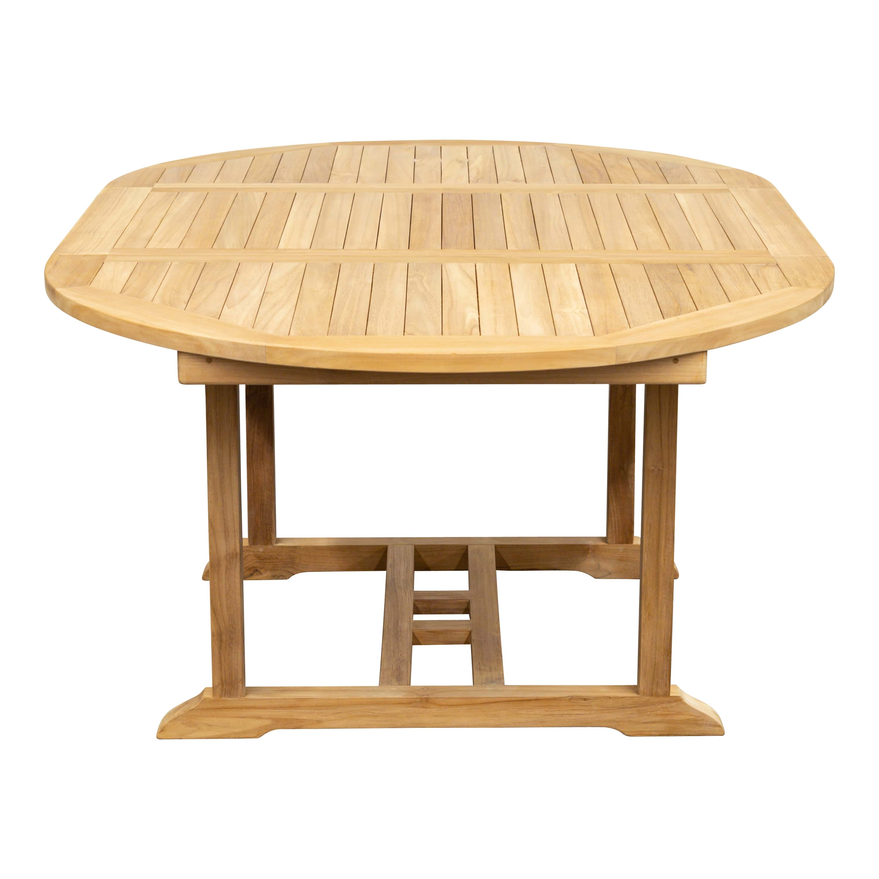 Teak Ausziehtisch Classic - rund, 120/180cm