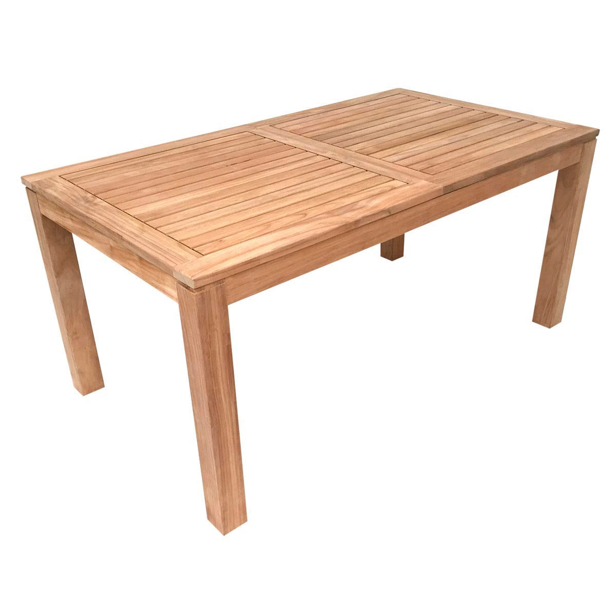 Teak Ausziehtisch Minimalistik, 210/270 x 100 cm