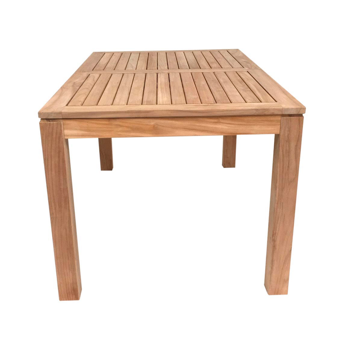 Teak Ausziehtisch Minimalistik, 210/270 x 100 cm