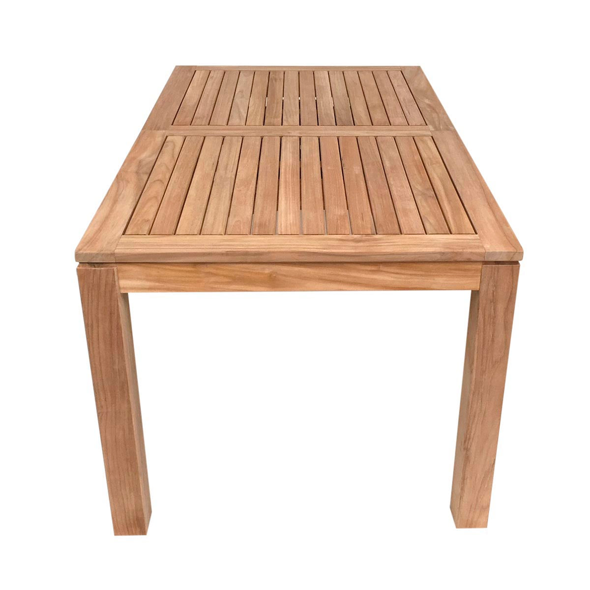 Teak Ausziehtisch Minimalistik, 210/270 x 100 cm