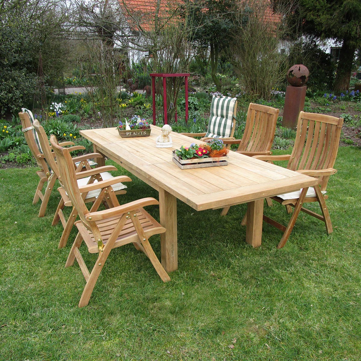 Gartenausziehtisch Milano, 200/300x100cm