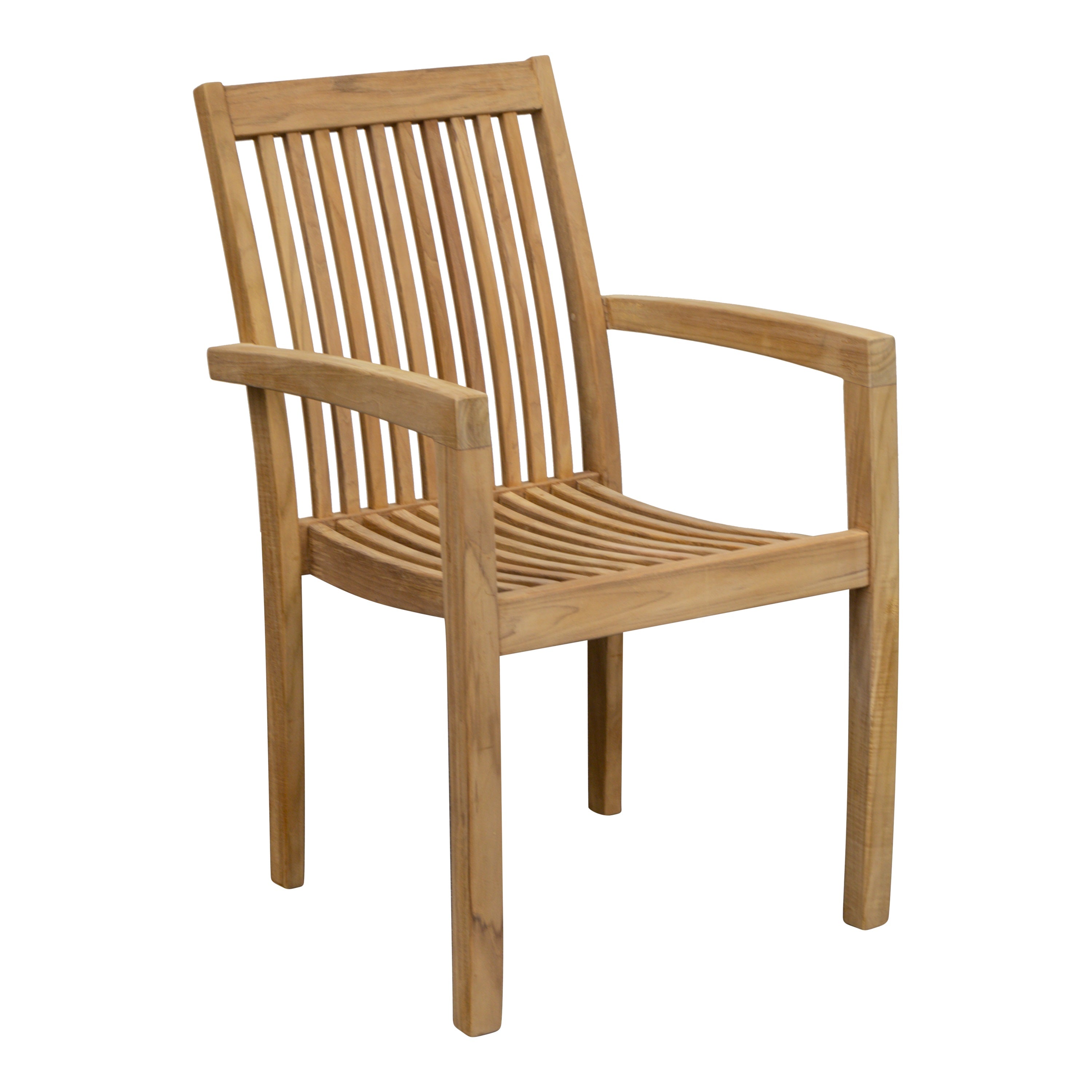 Teak Gartensessel Rom, stapelbar