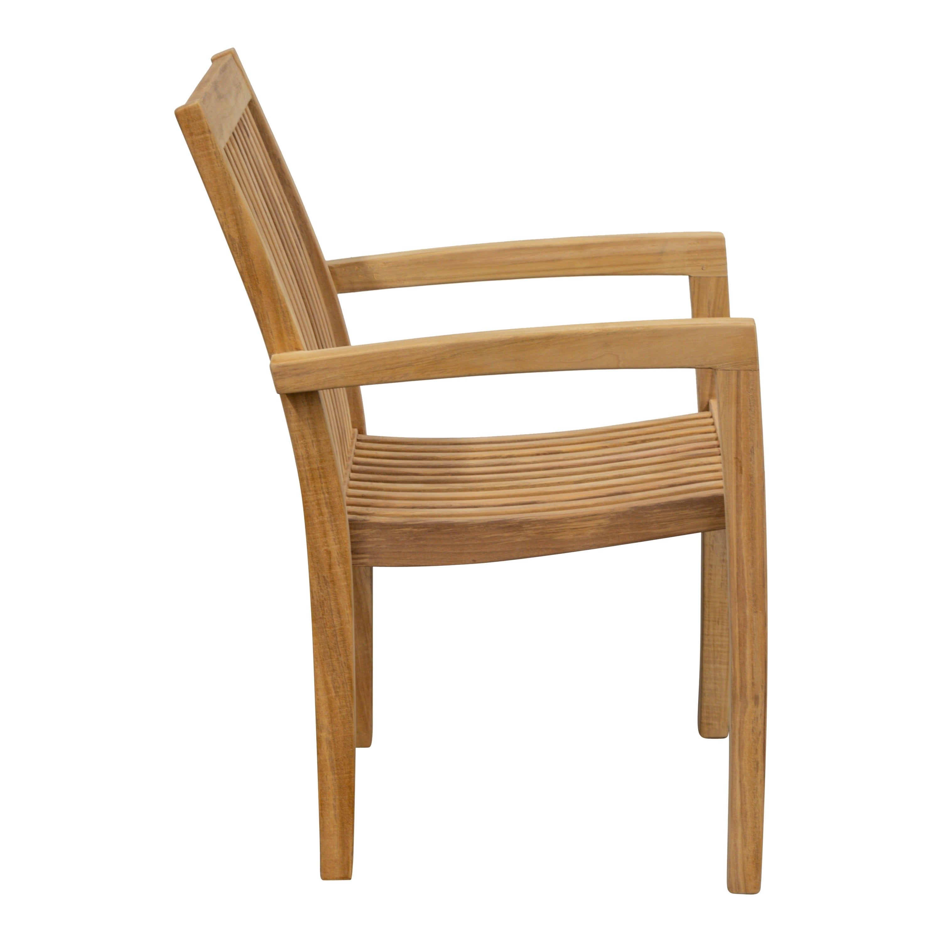 Teak Gartensessel Rom, stapelbar