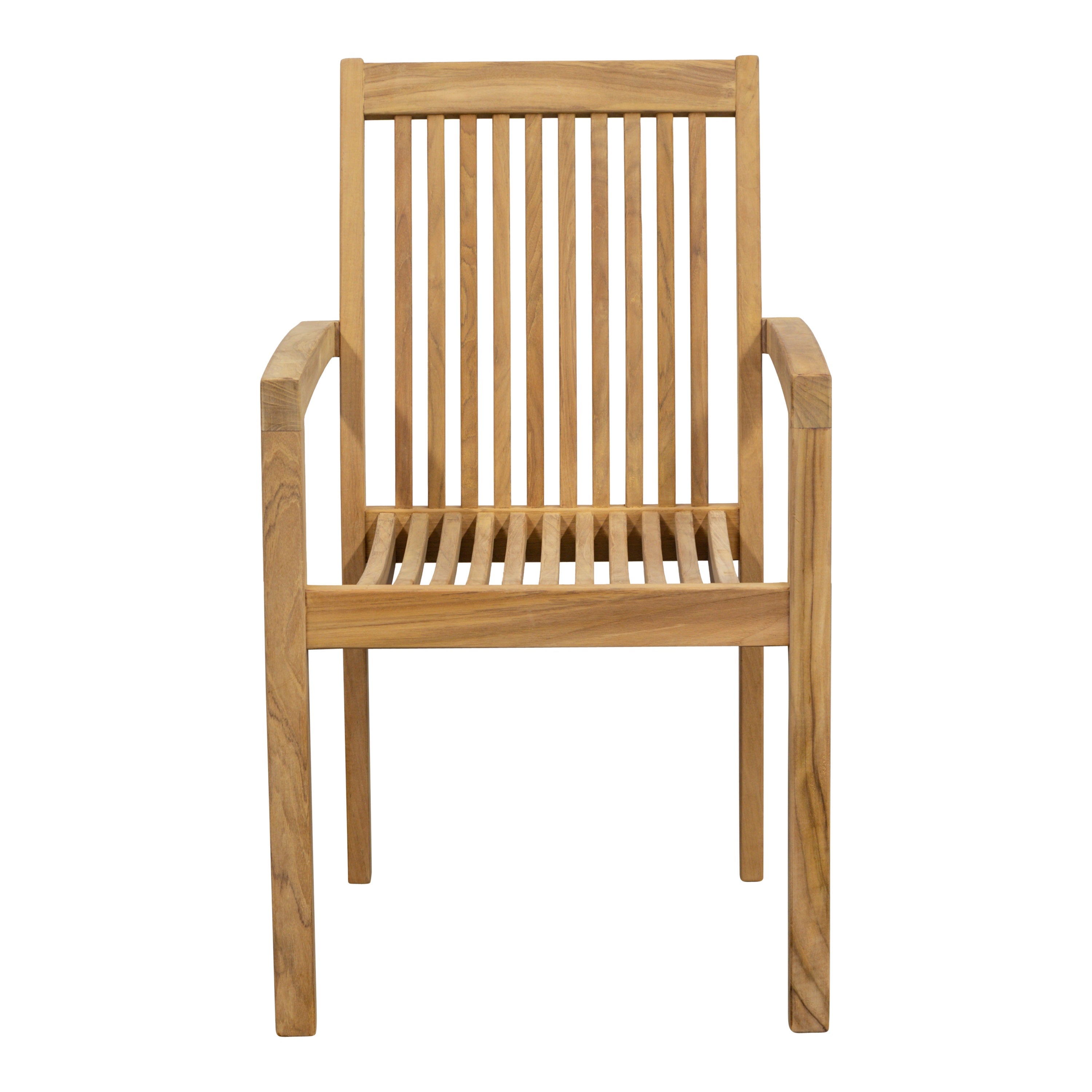 Teak Gartensessel Rom, stapelbar