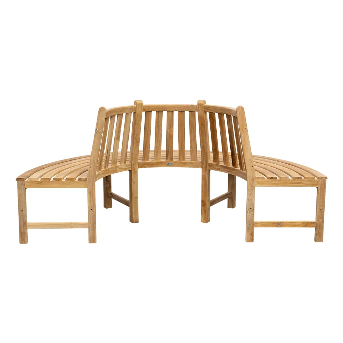 Teak Baumbank rund, 200cm