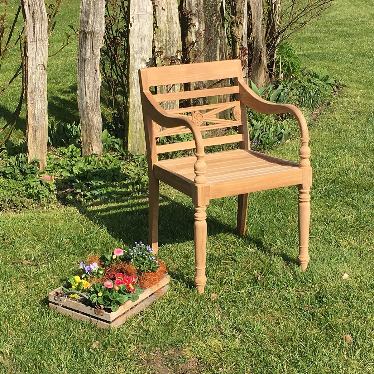 Teak Gartensessel Elegance