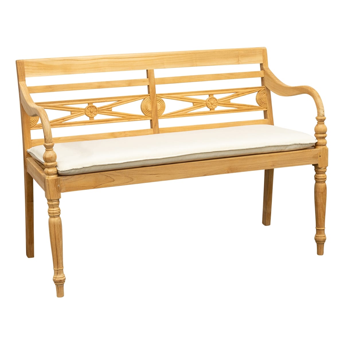 Teak Gartenbank Elegance, 150 cm