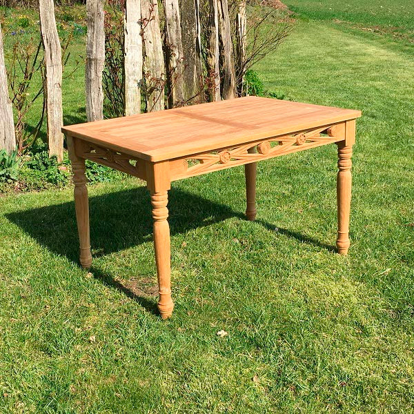 Teak Tisch Elegance, 120 x 80 cm