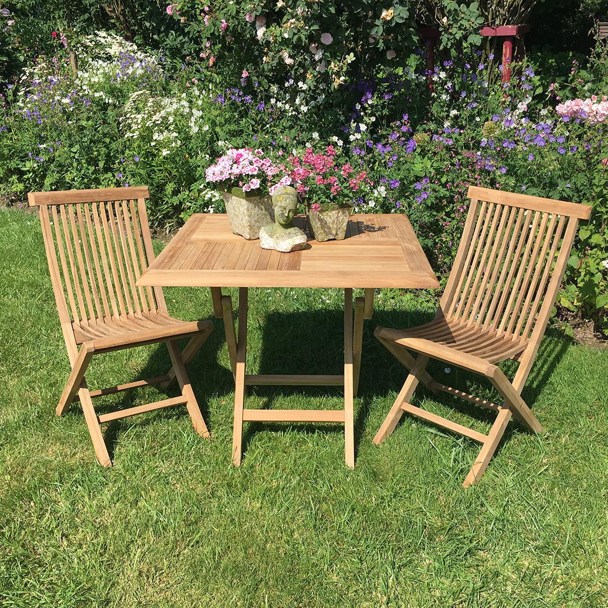 Teak Gartenstuhl klappbar Snick