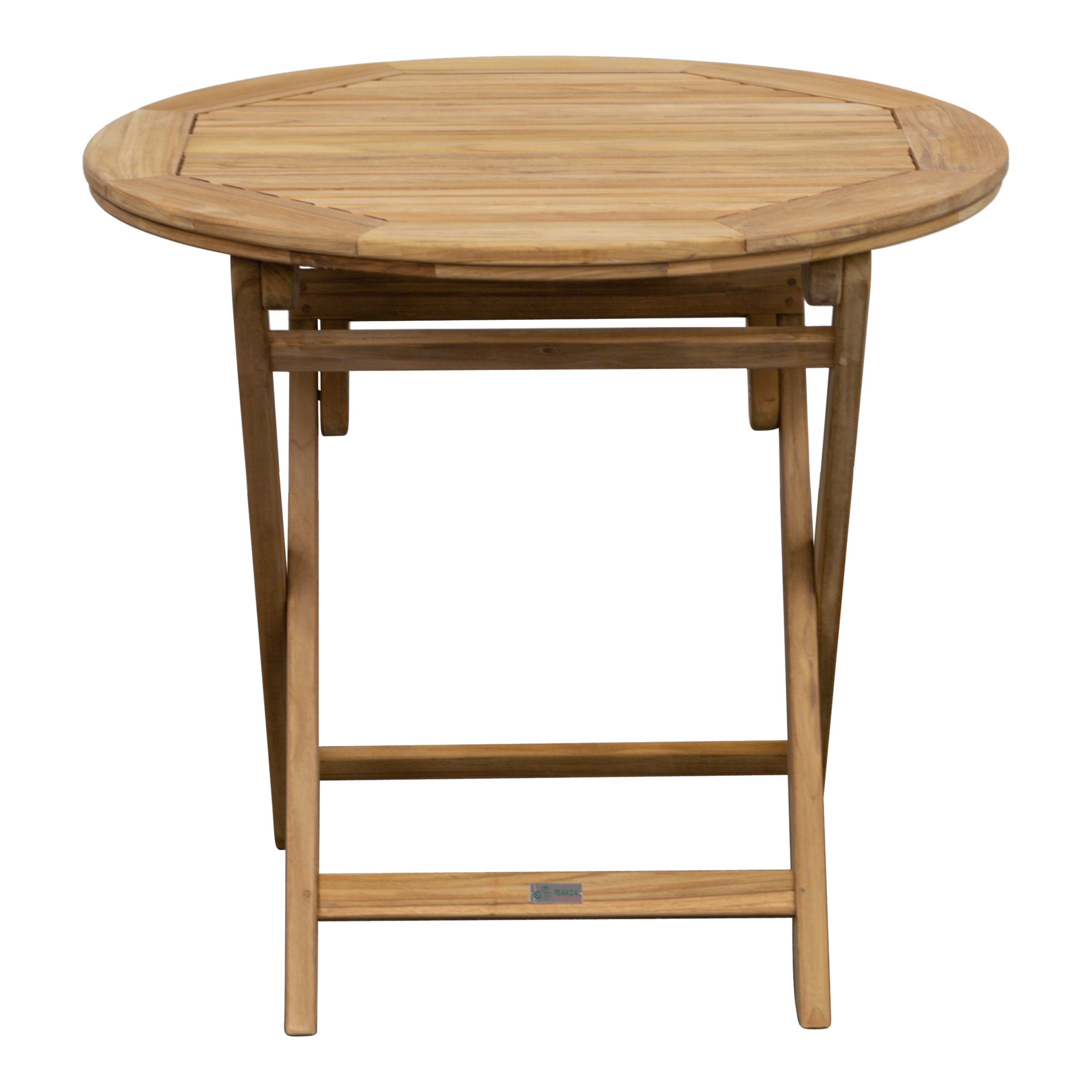 Teak Klapptisch Java, rund, 80cm