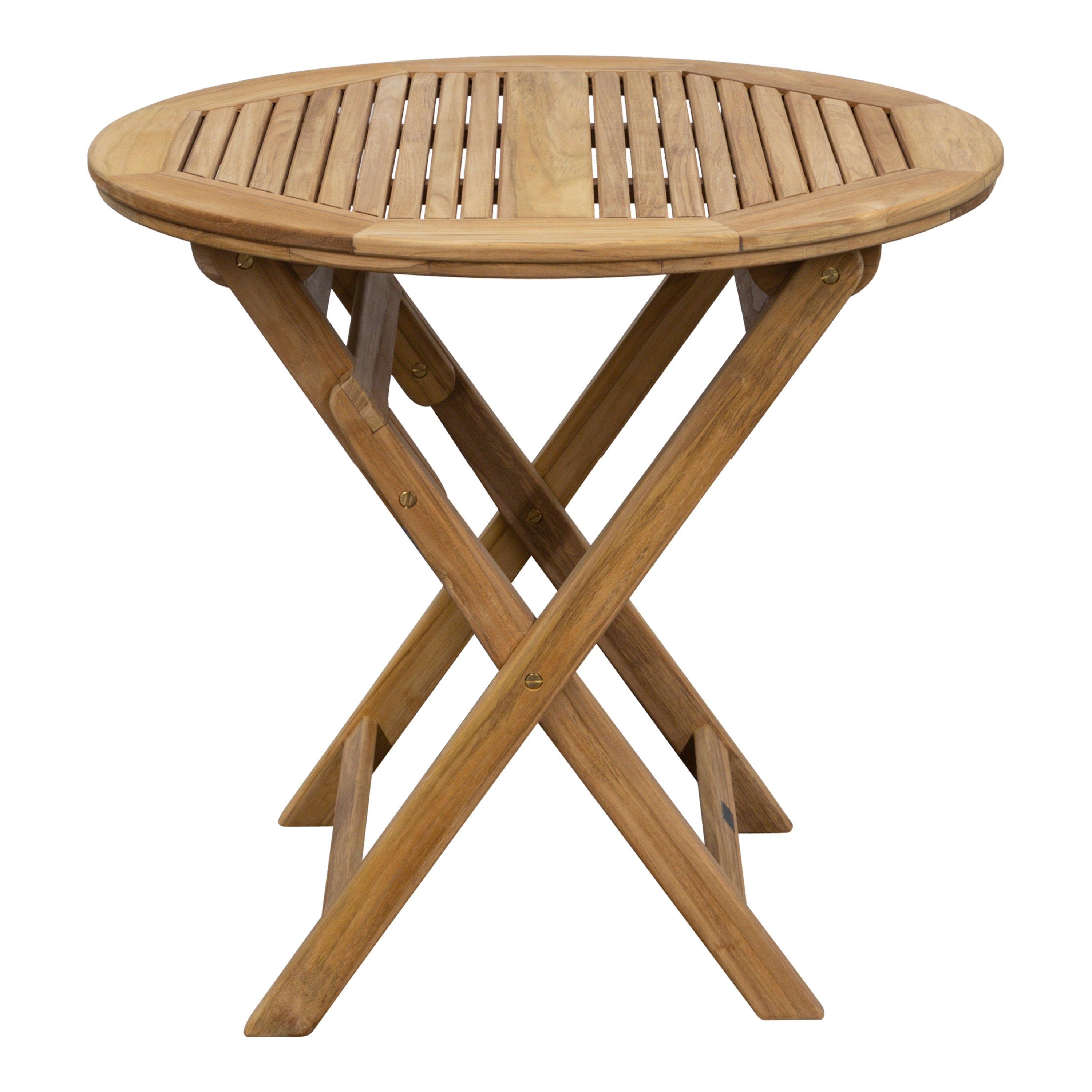 Teak Klapptisch Java, rund, 80cm