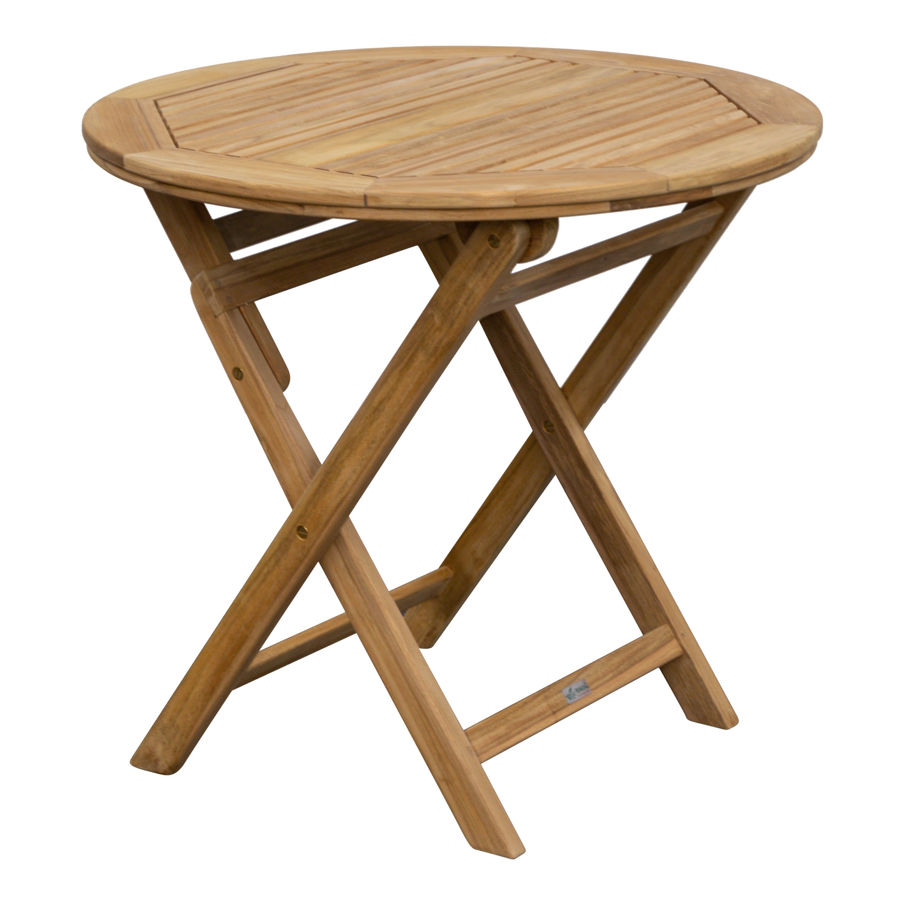 Teak Klapptisch Java, rund, 80cm