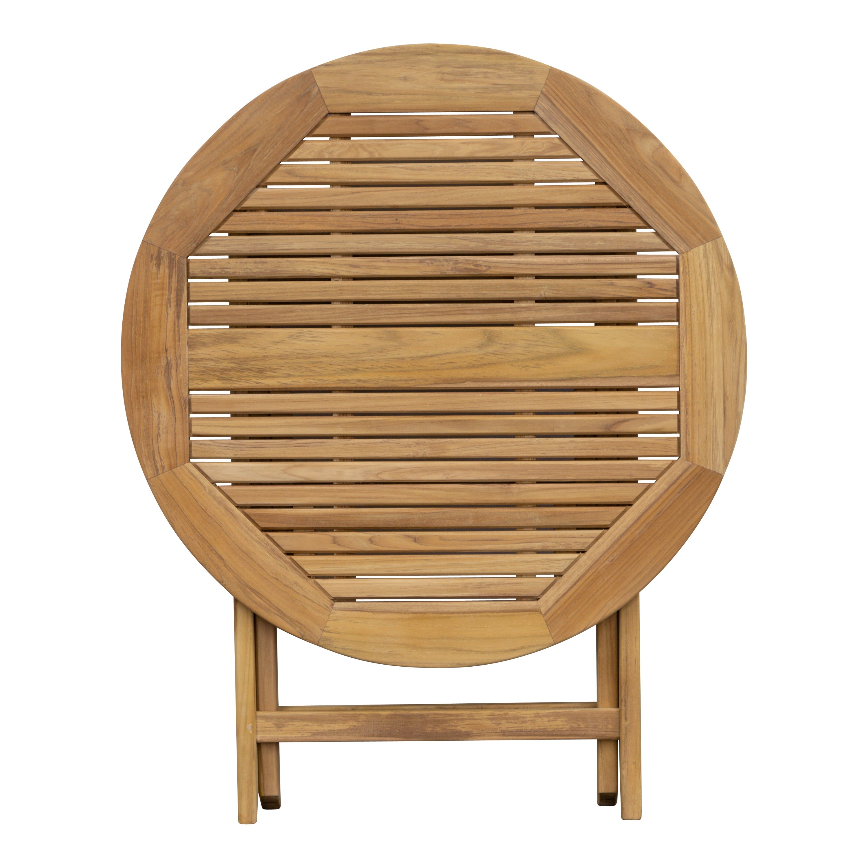 Teak Klapptisch Java, rund, 80cm