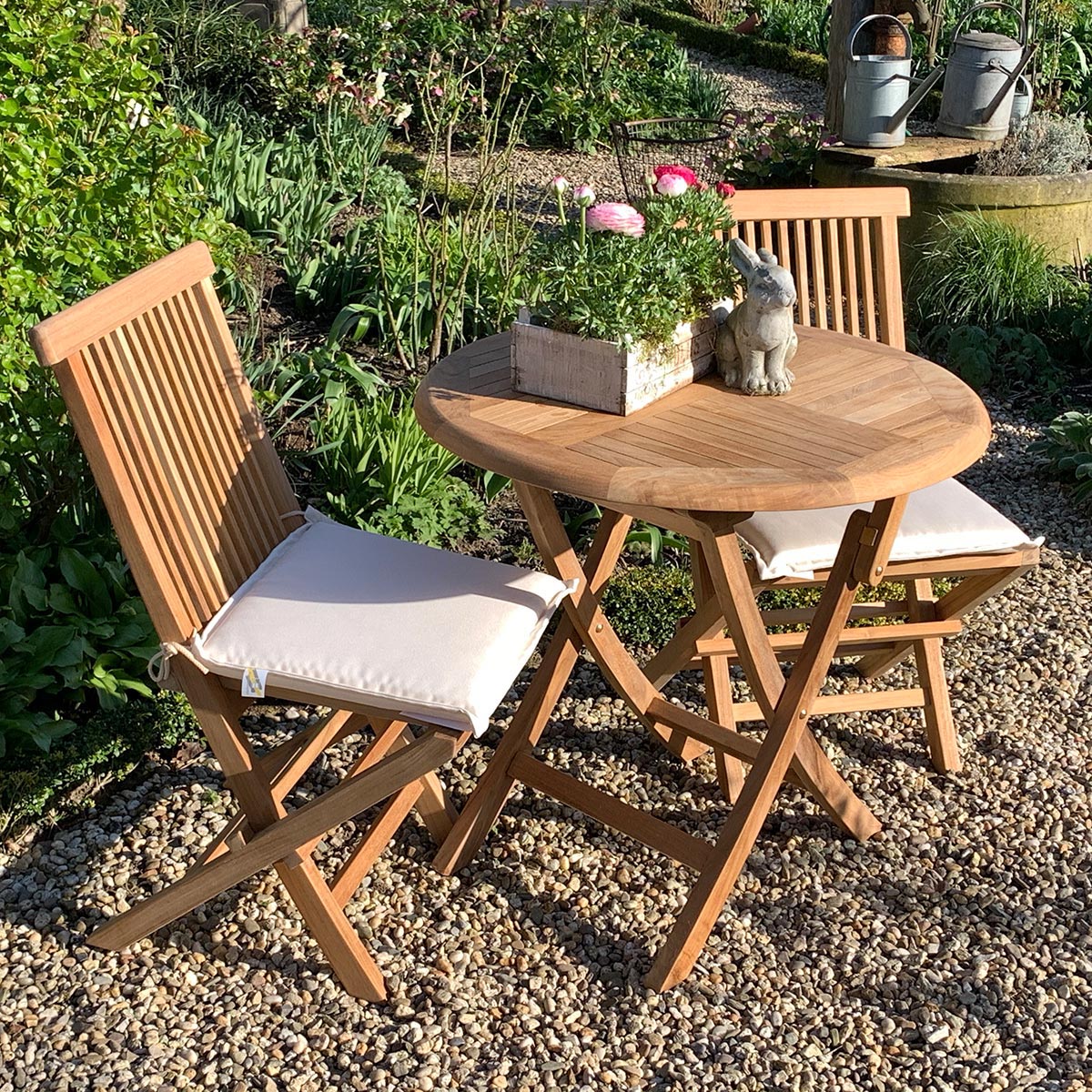 Teak Klapptisch Henley - rund, 60 cm