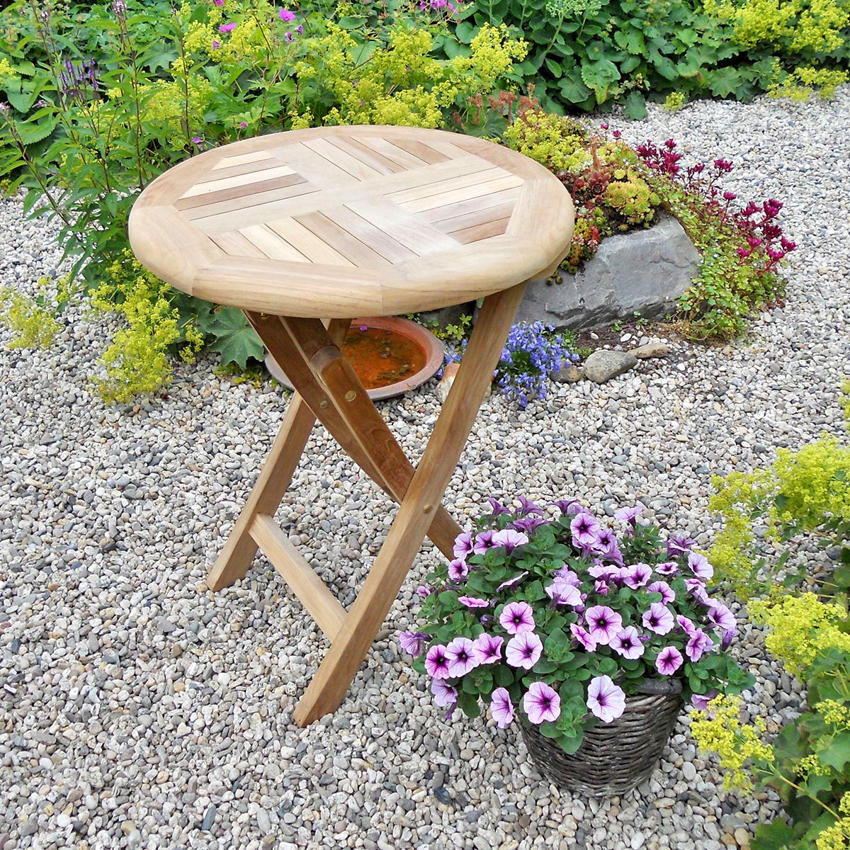Balkontisch klappbar Henley - rund, 60 cm