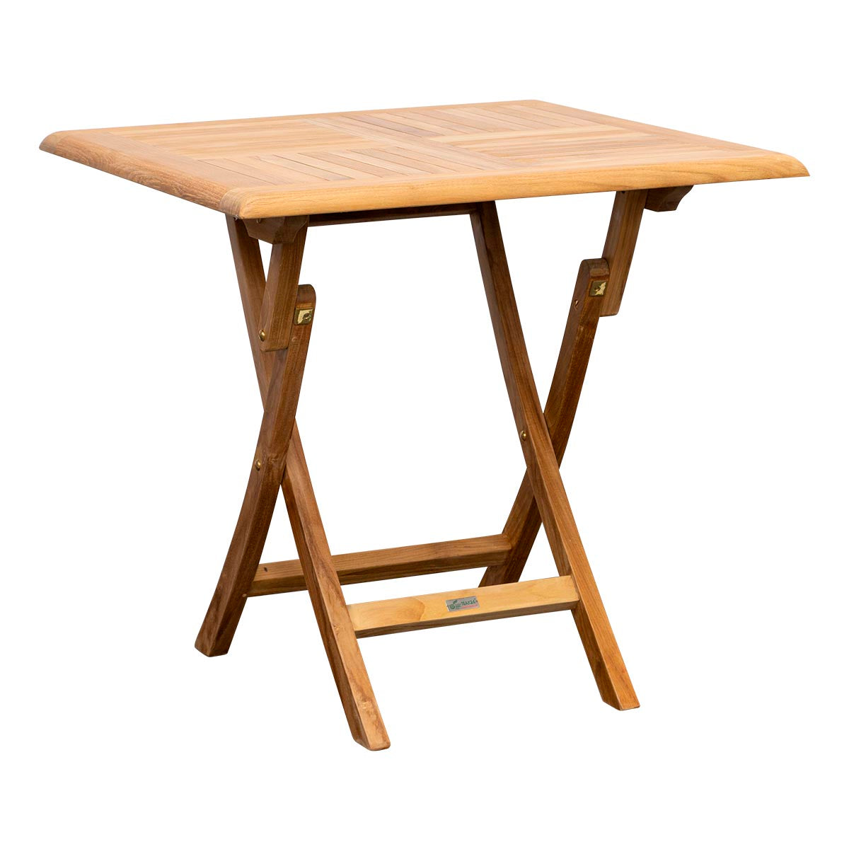 Kleiner Klapptisch Holz Henley - Quadratisch, 50 x 50 cm