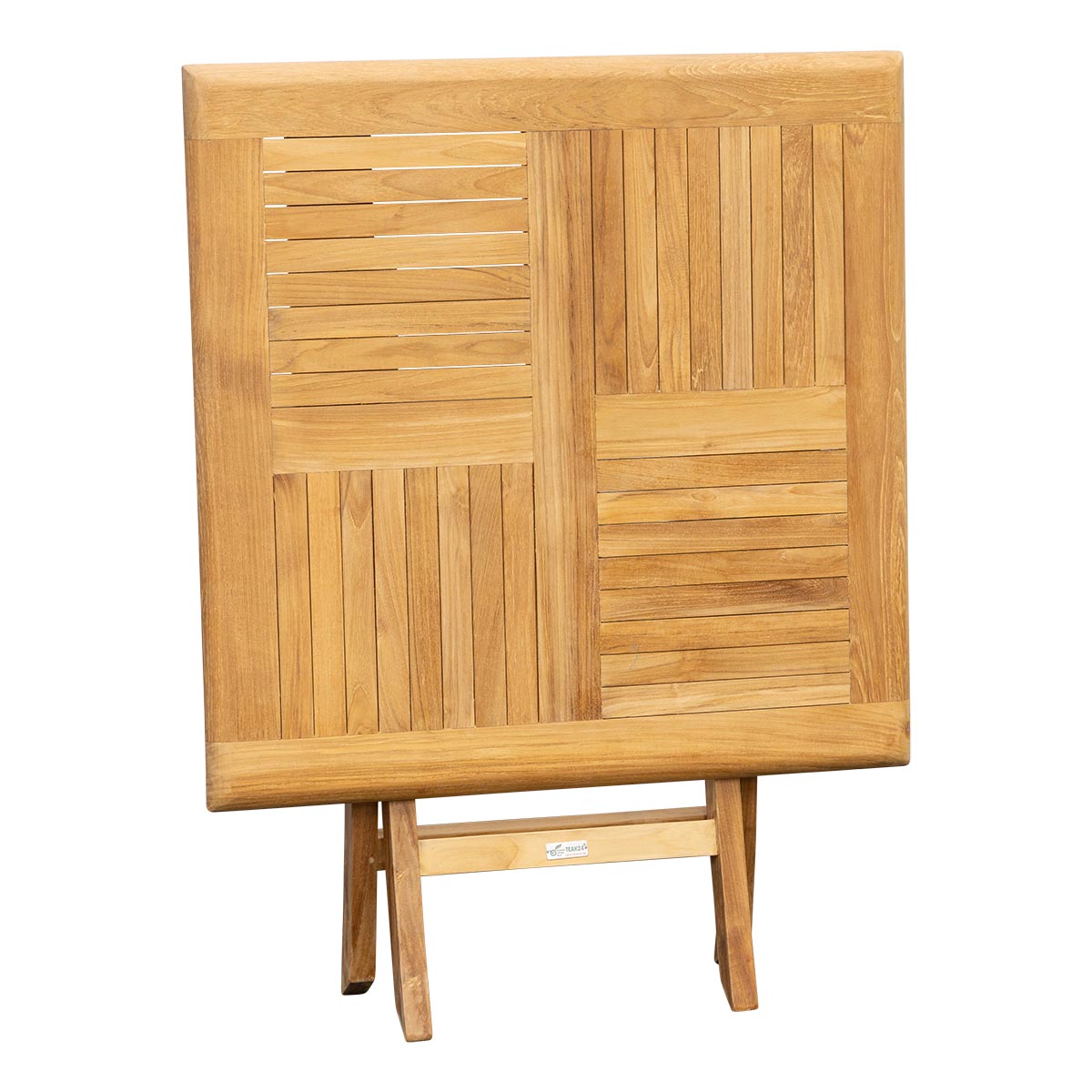 Kleiner Klapptisch Holz Henley - Quadratisch, 50 x 50 cm