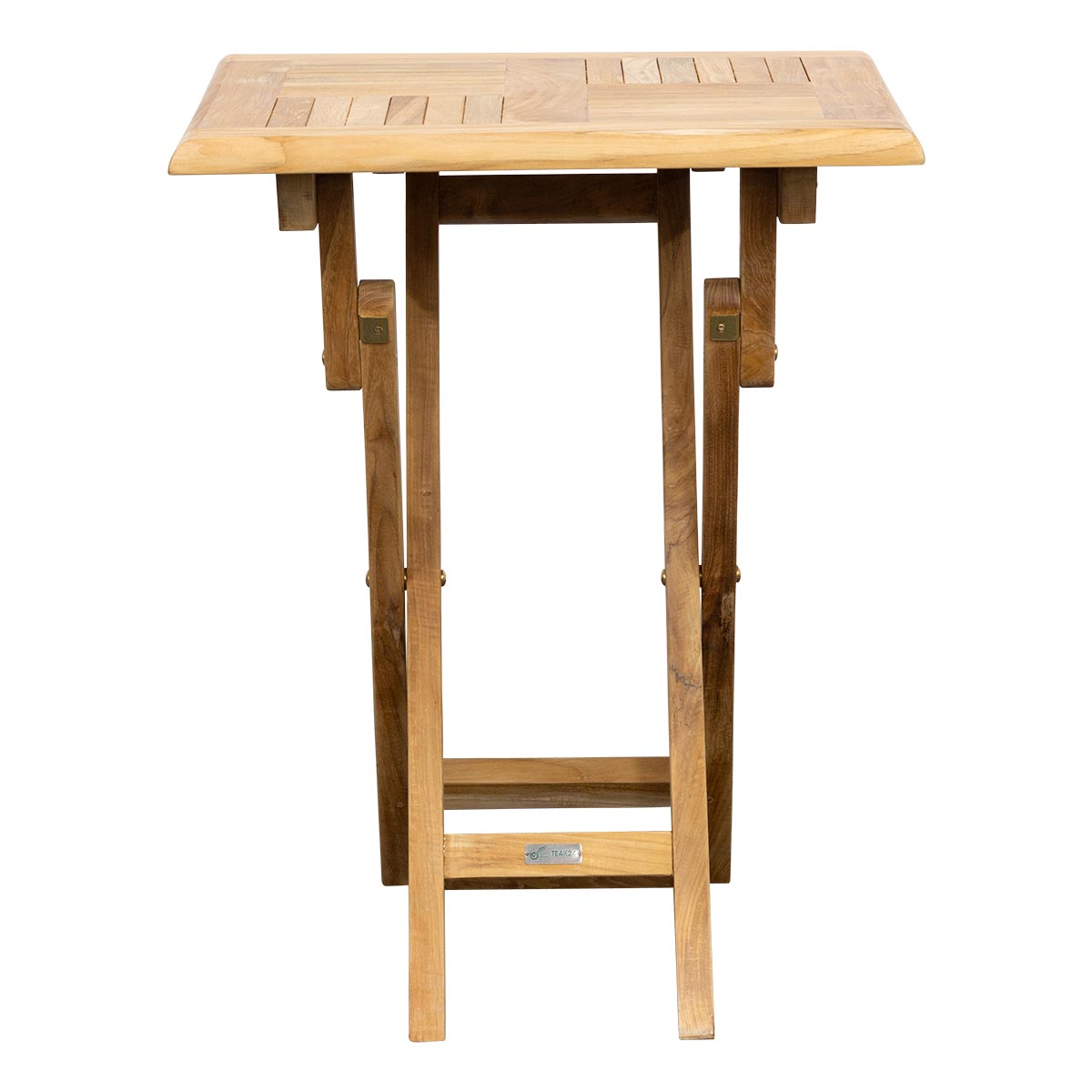 Kleiner Klapptisch Holz Henley - Quadratisch, 50 x 50 cm