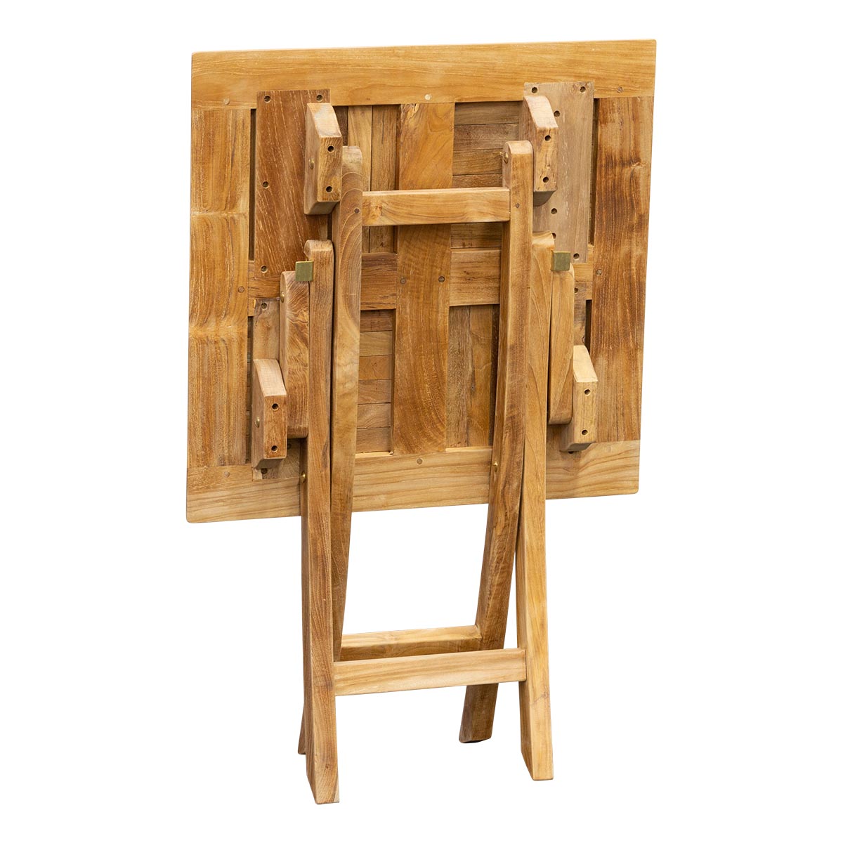 Kleiner Klapptisch Holz Henley - Quadratisch, 50 x 50 cm