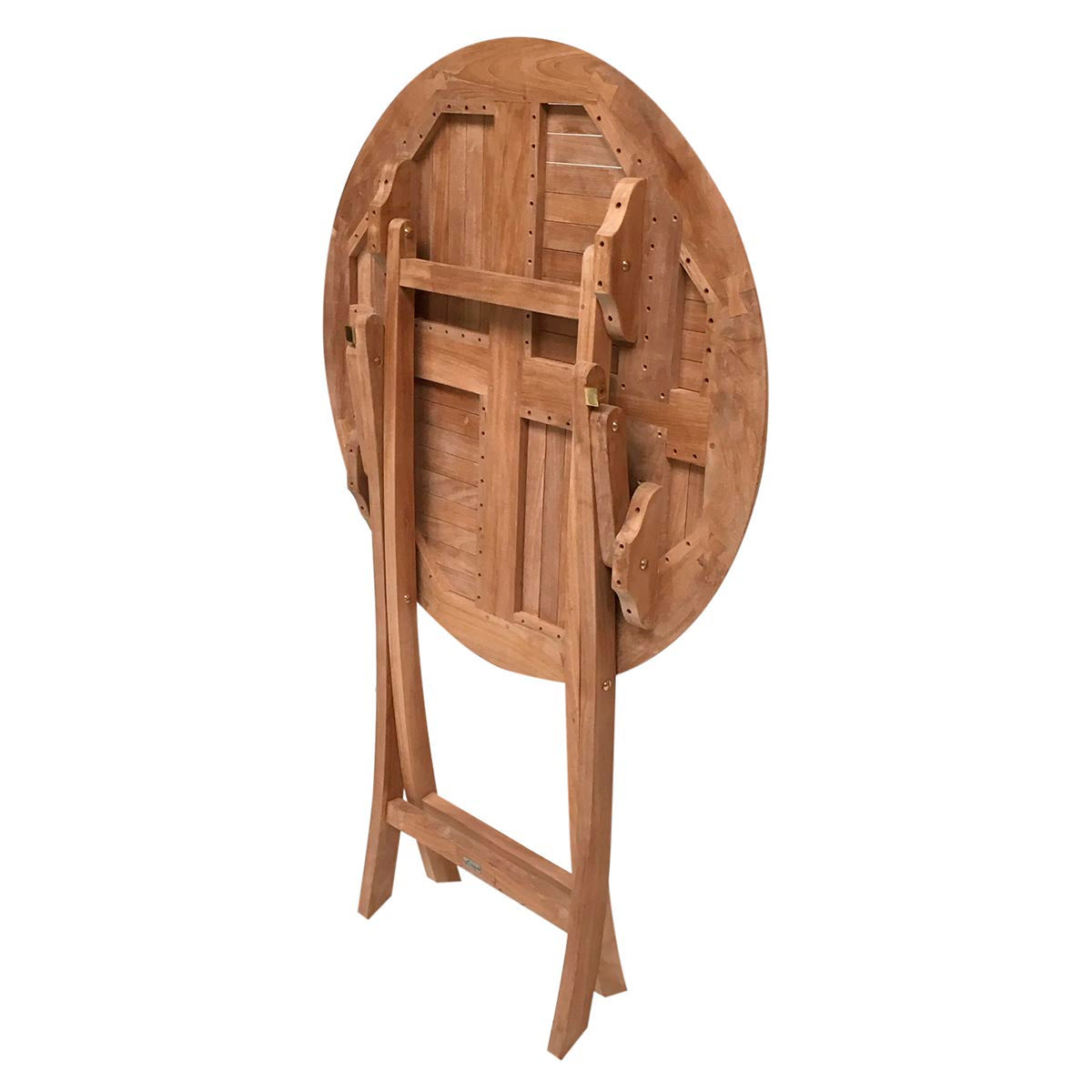 Teak Barklapptisch / Stehtisch Henley