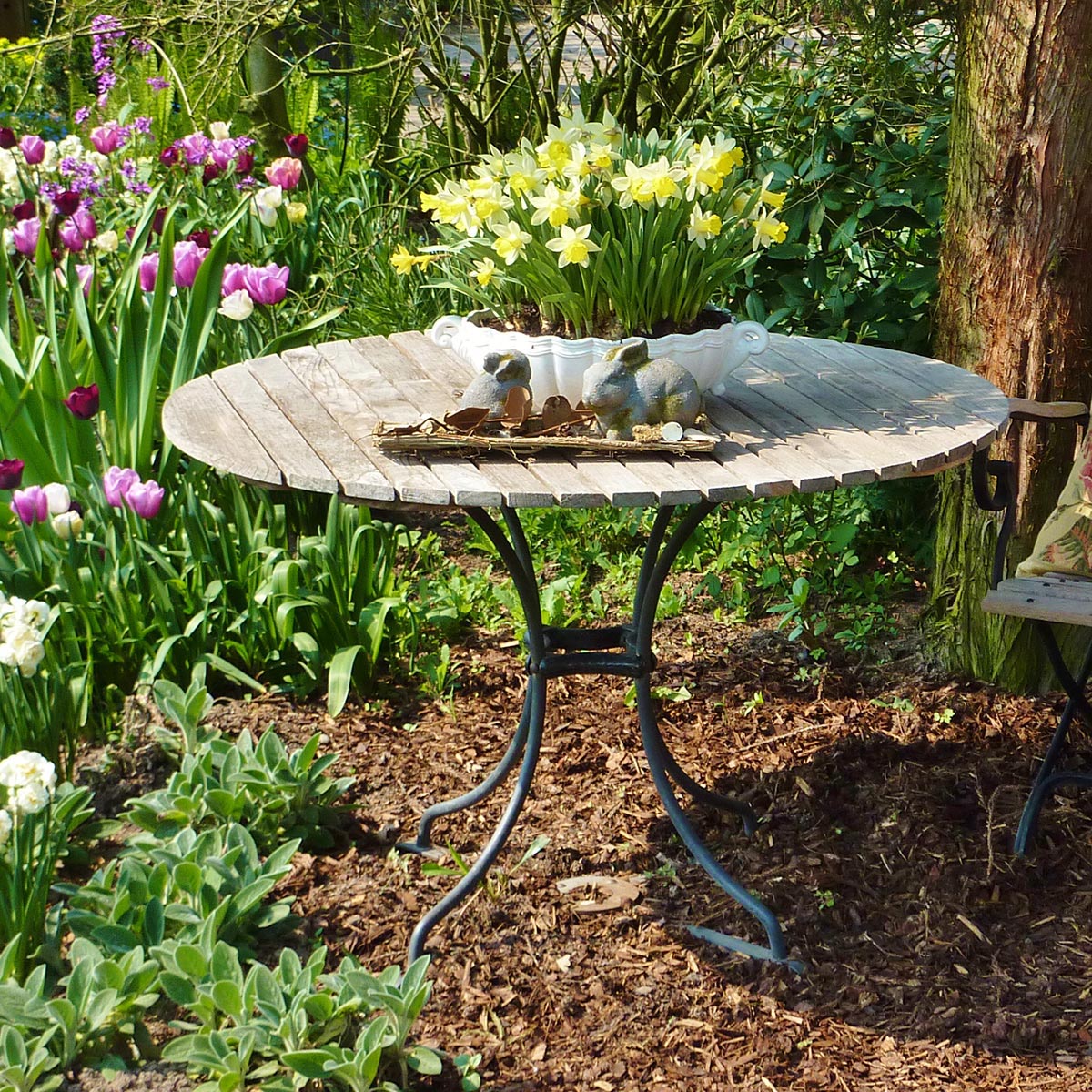 Gartentisch Longlife rund, 60 cm