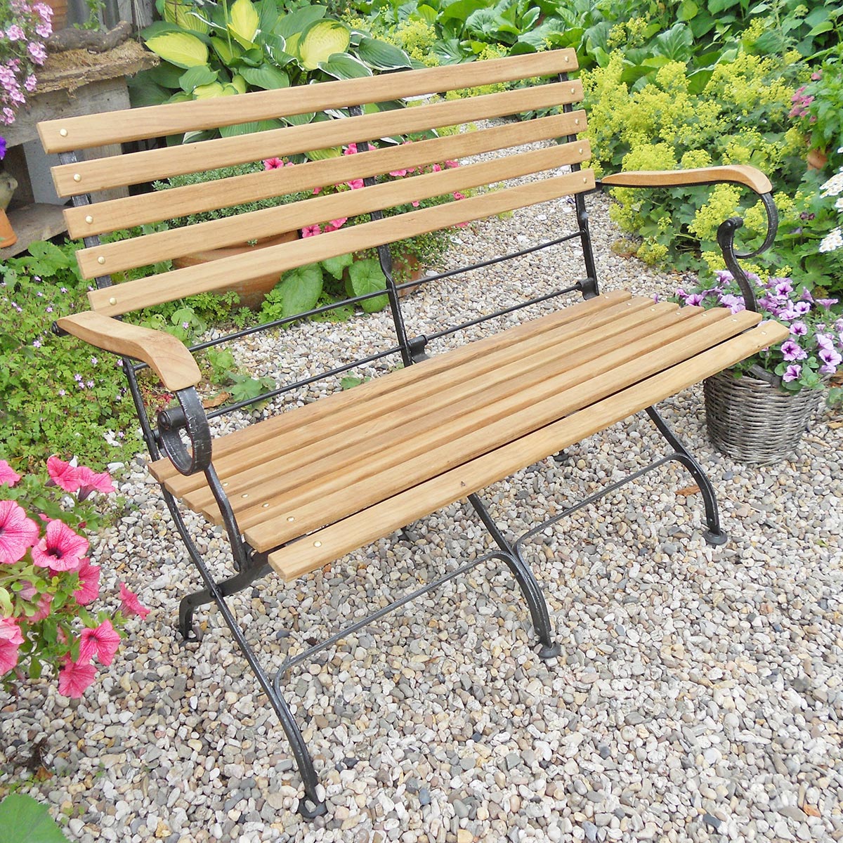 Teak Klappbank Longlife, 115 cm