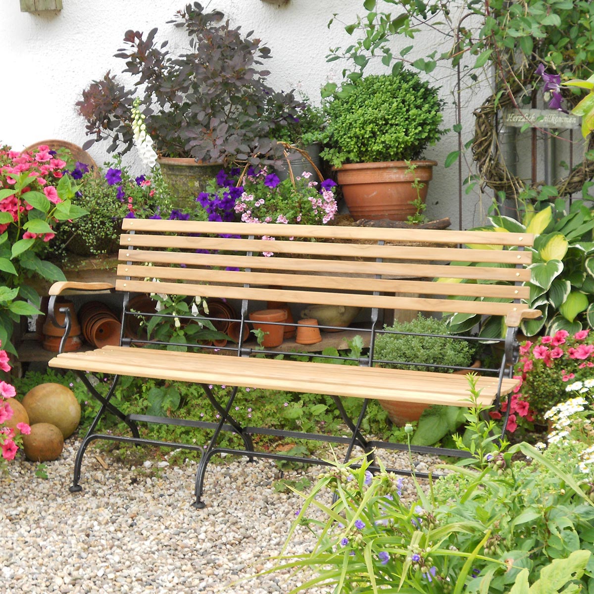 Teak Klappbank Longlife, 115 cm