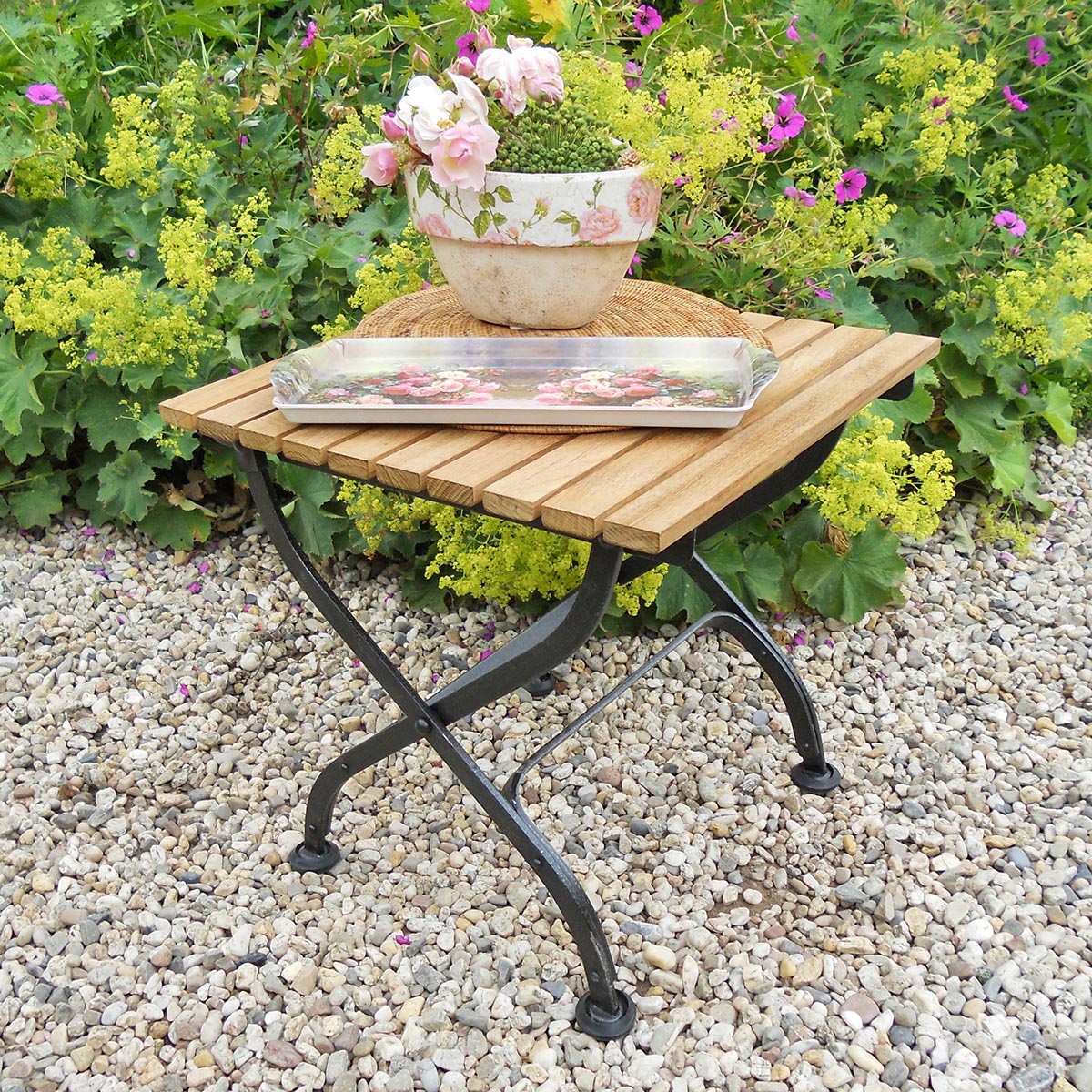 Teak Hocker Longlife