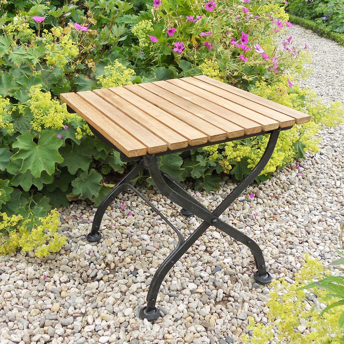 Teak Hocker Longlife