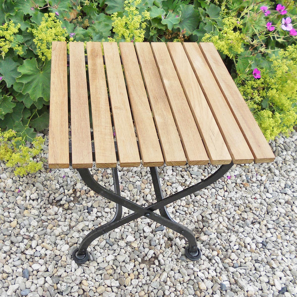 Teak Hocker Longlife