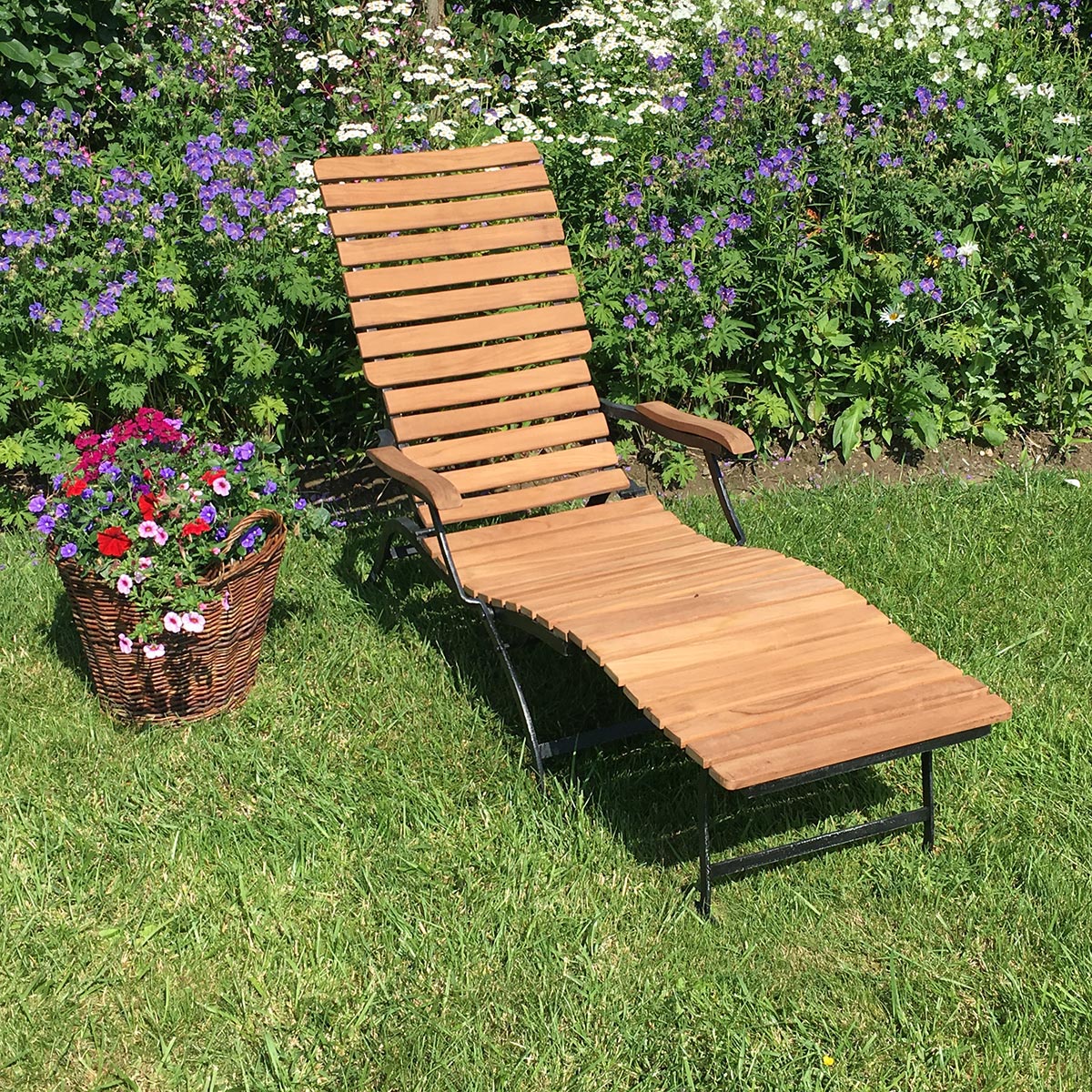 Teak Deckchair Longlife