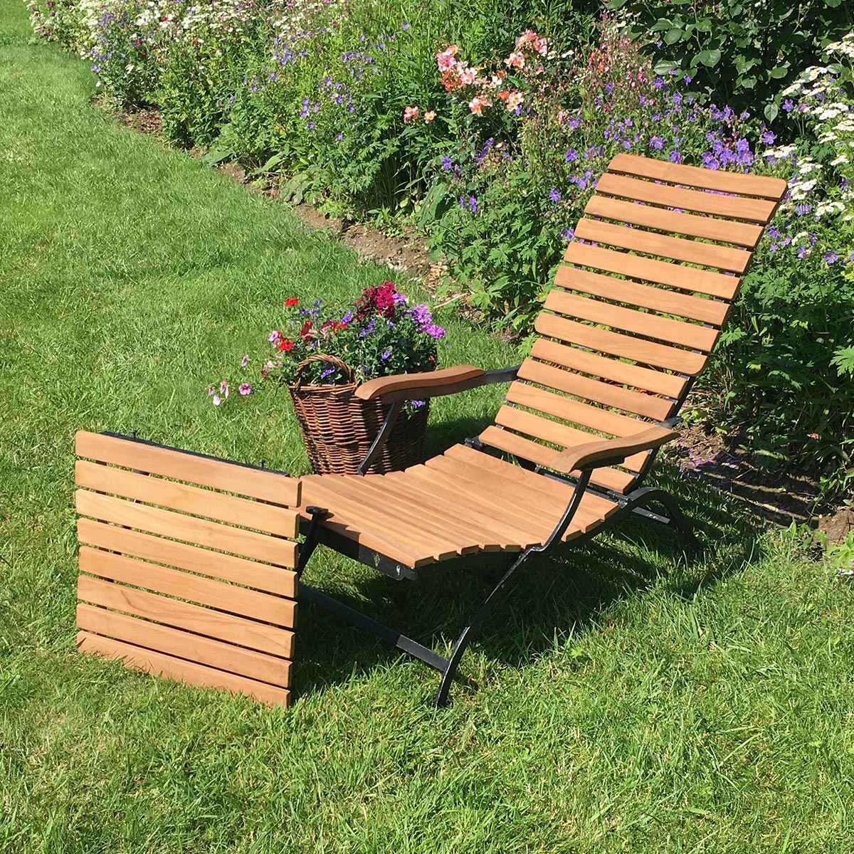 Teak Deckchair Longlife