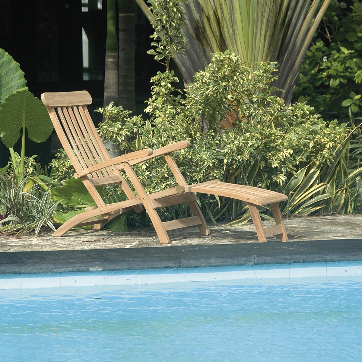 Teak Deckchair Tobago