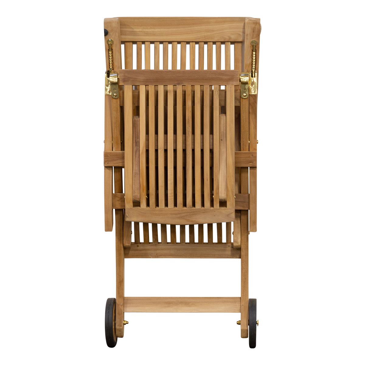 Teak Deckchair Martinique mit Rollen