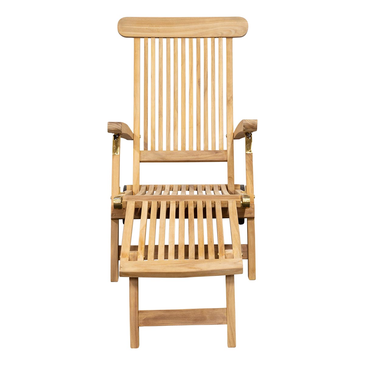 Teak Deckchair Martinique mit Rollen
