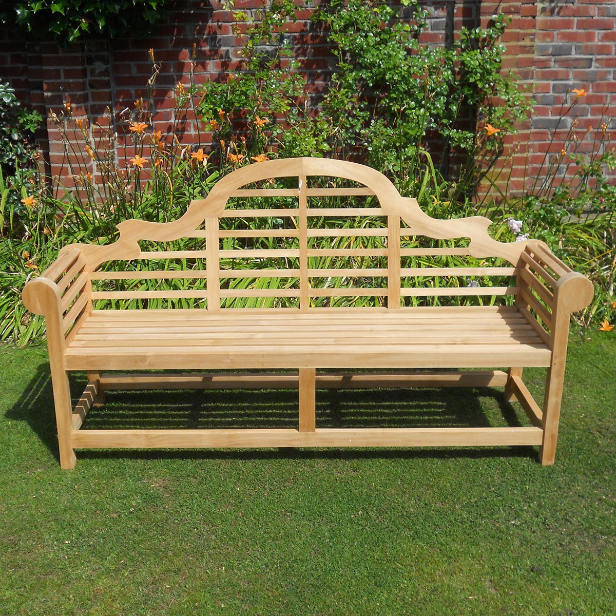 Teak Gartenbank Lutyens, 165 cm