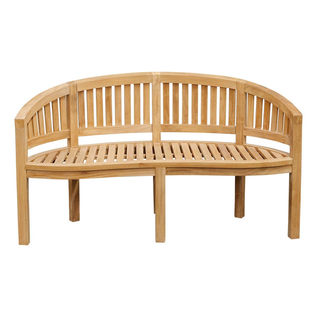 Teak Bananenbank Washington, 150 cm