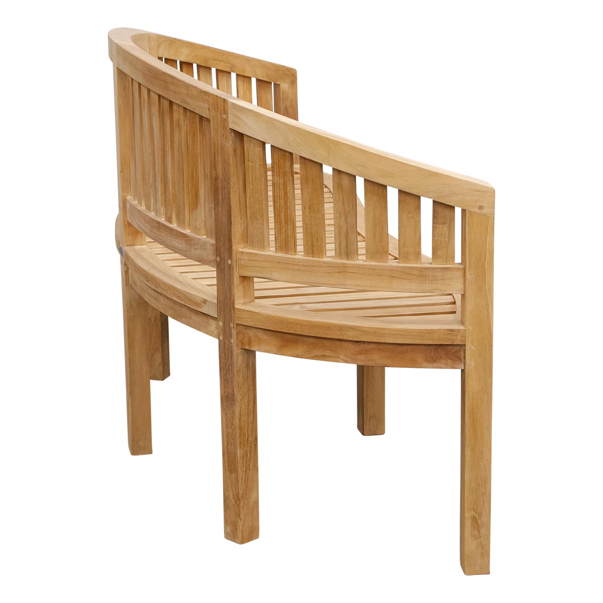 Teak Bananenbank Washington, 150 cm