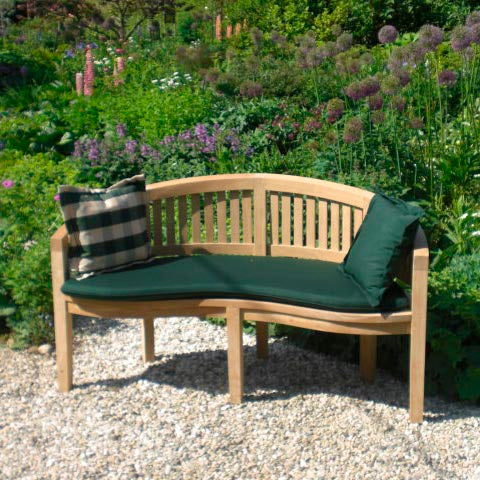 Teak Bananenbank Washington, 150 cm