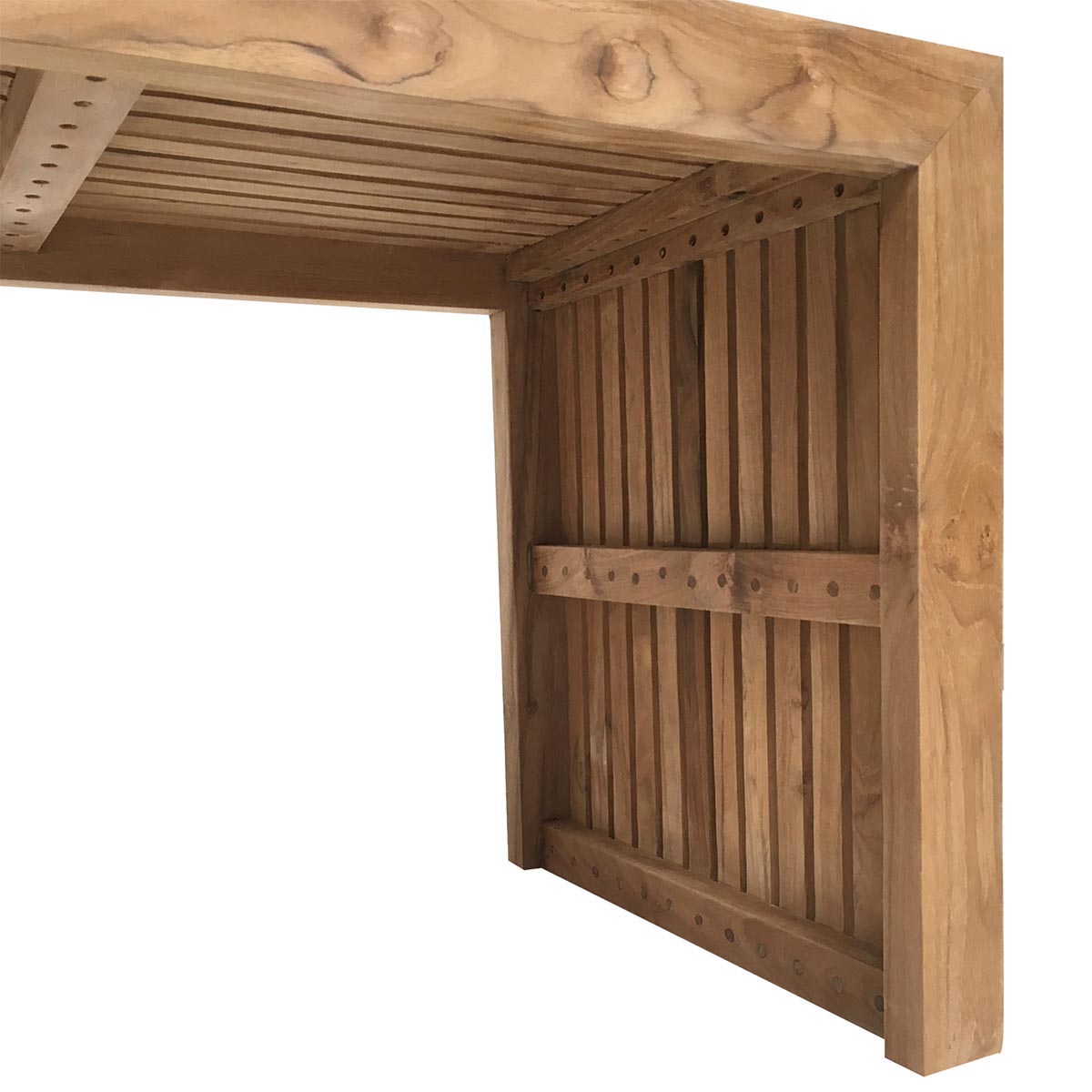 Teak Gartenbank ohne Lehne Sylt, 170 cm