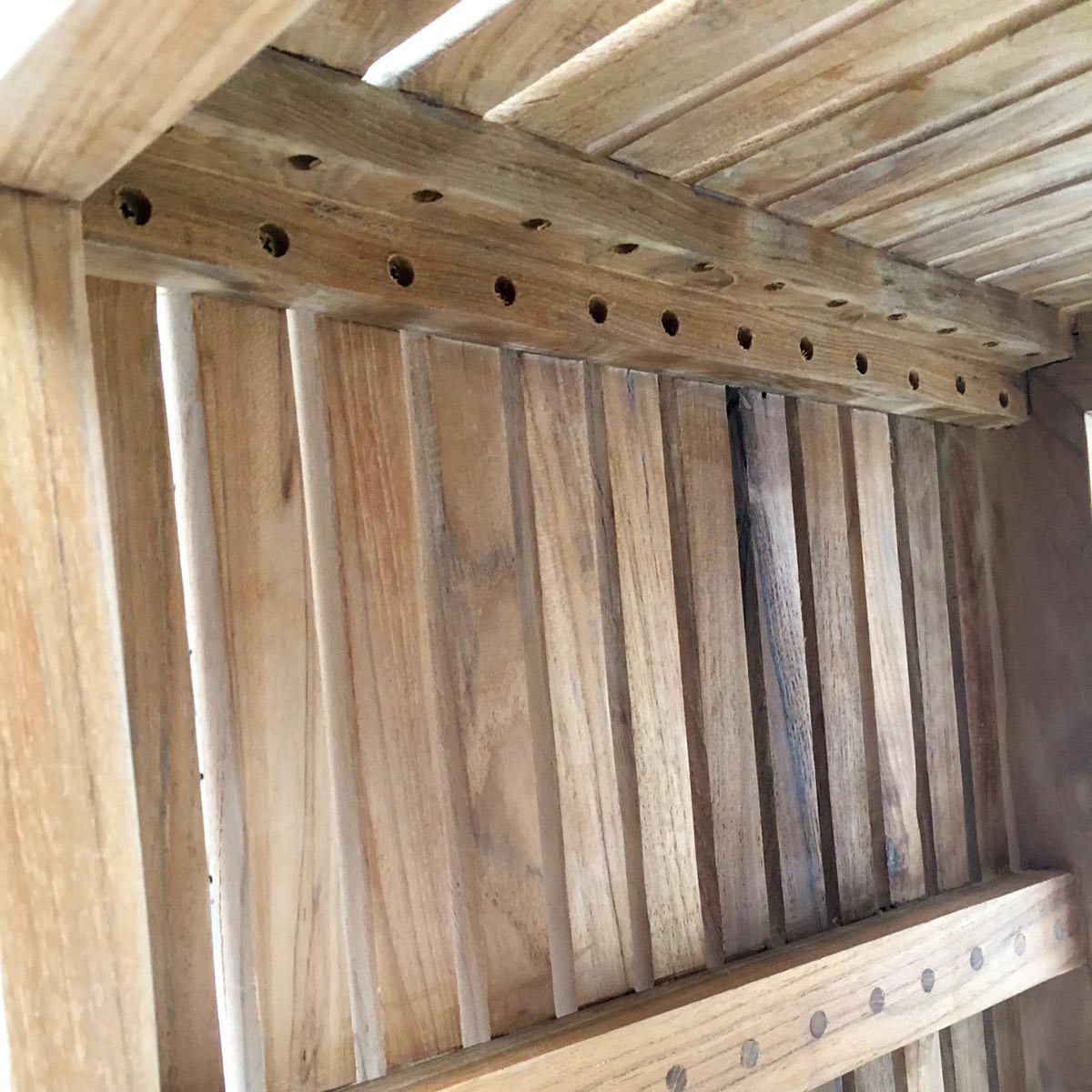 Teak Gartenbank ohne Lehne Sylt, 170 cm